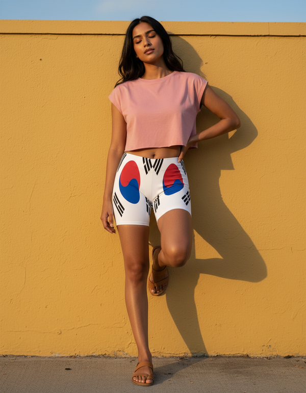 Korean Flag women's short shorts