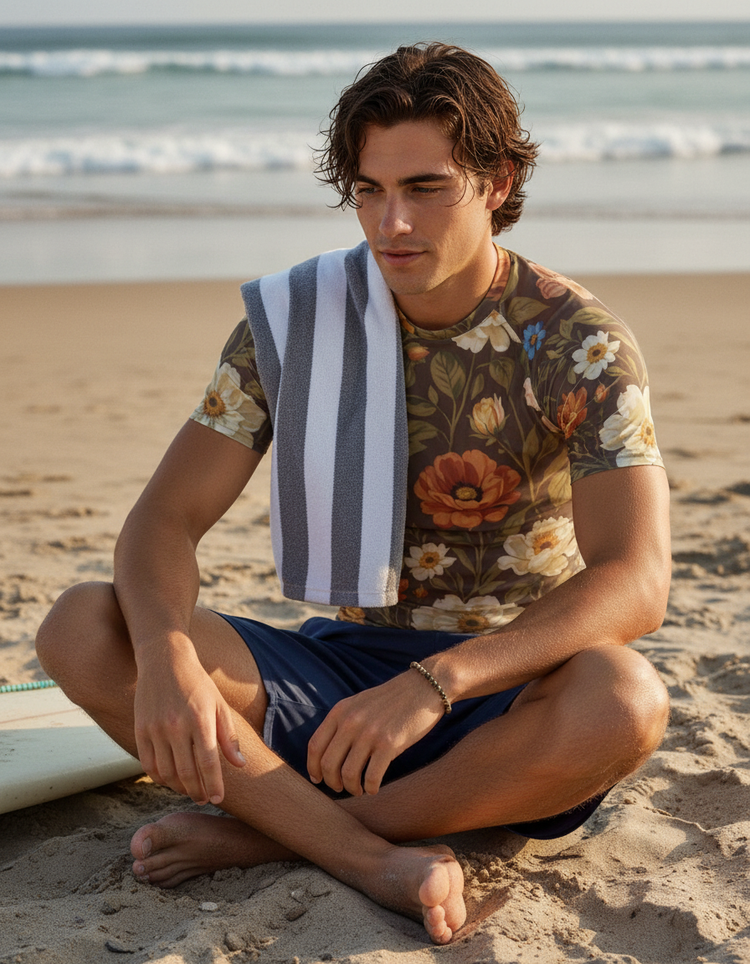 Men's Renoir Garden Palette Rash Guard