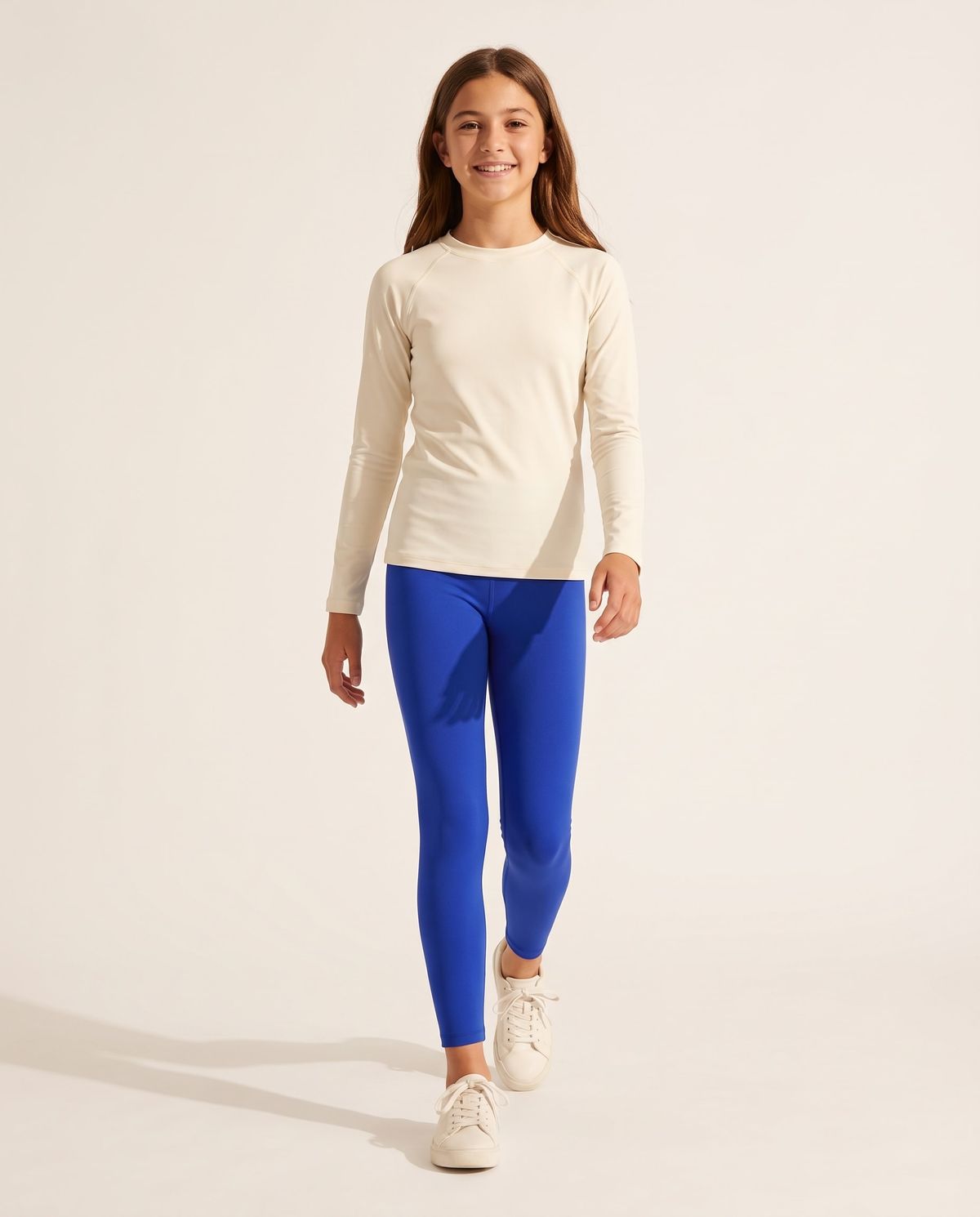 Persian Blue Girls Youth Leggings Girls Youth Leggings — Lolekai