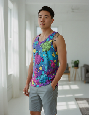 Rhodonite Coral Tank Top Men's Tank Top — Dripper