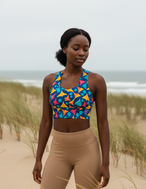 Glide Sports Bra Longline Sports Bra — Dripper