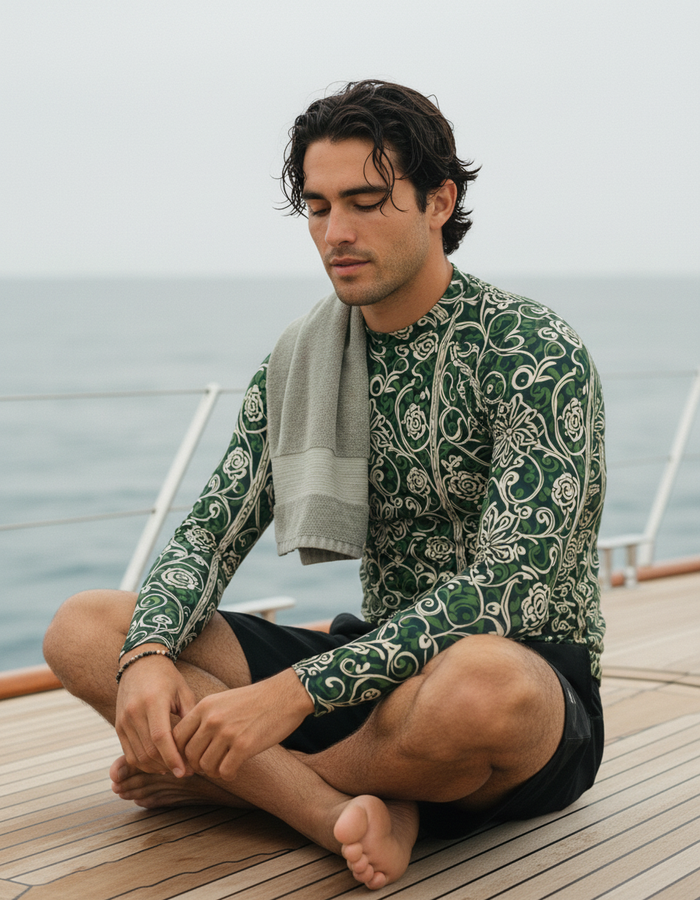 Rashguard — Men's White Onyx Tana