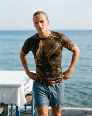 Men's Amber Haze Shinobi men's rashguards