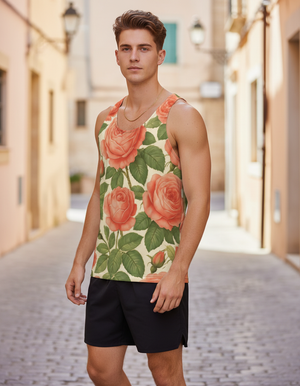 Bouquet Tank Top Men's Tank Top — Dripper