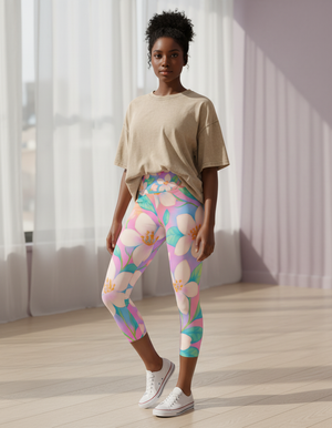 Serene Capri Yoga Leggings Capri Yoga Leggings — Dripper