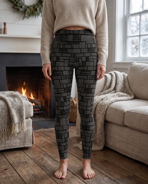 Stagger Base Layer Bottoms High-Rise Leggings — Lolekai
