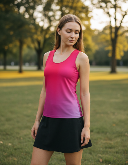 Electric Fuchsia Prism Tank Top Women's Tank Top — Dripper