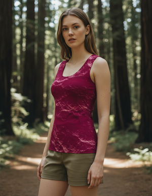 Women's Hot Pink Eclipse women's tank tops