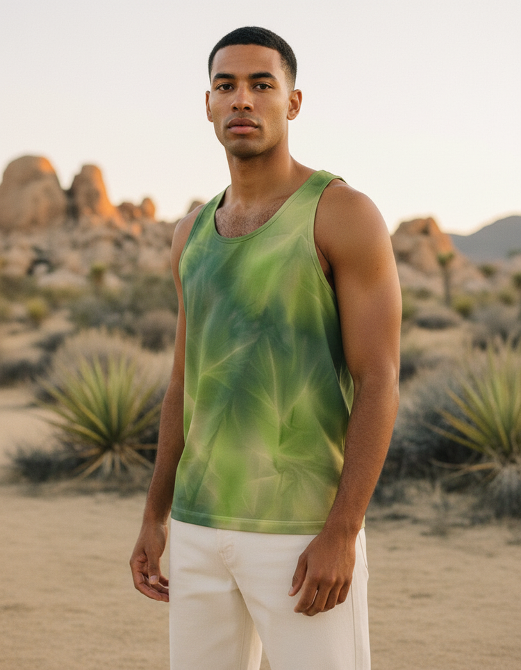 Men's Ice-Dye Tank Top