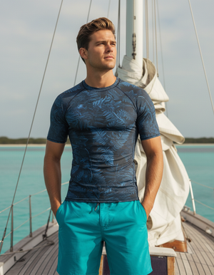 Men's Marina Verdant men's short-sleeve rashguards