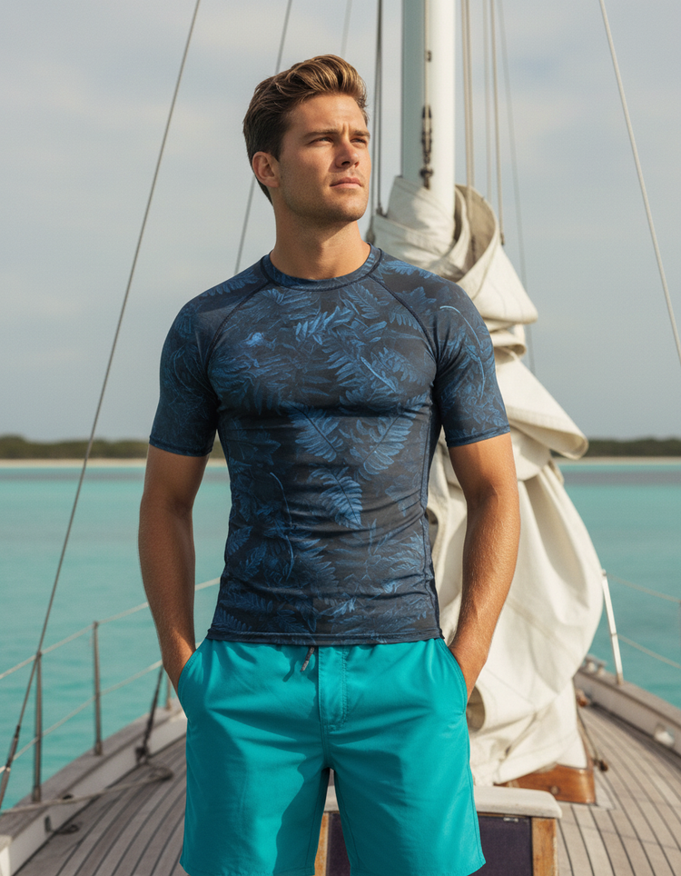 Men's Fern Rash Guard