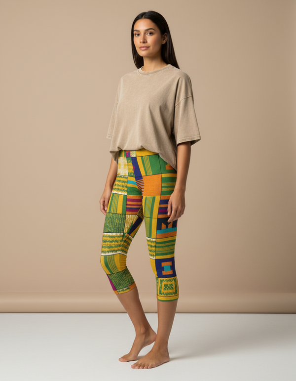 African Collection capri leggings