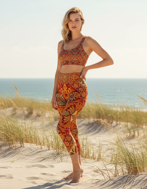 Sahara capri yoga leggings