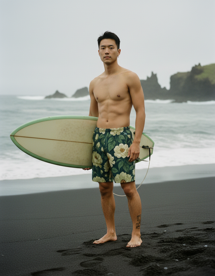Men's Renoir Garden Palette Swim Trunks