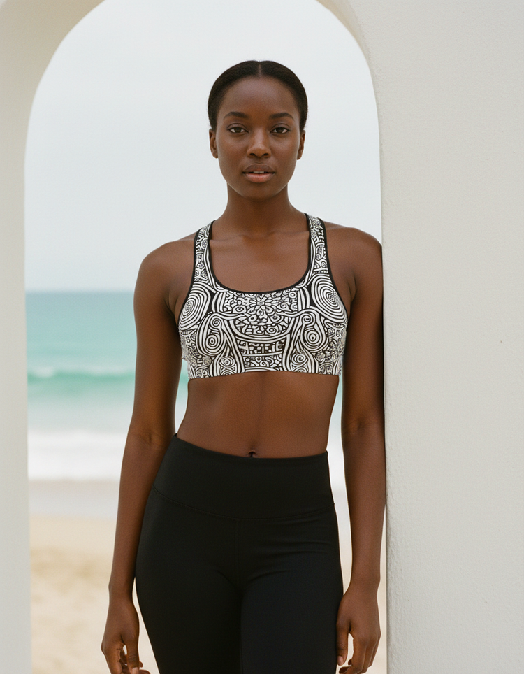Noir Collection sports bras