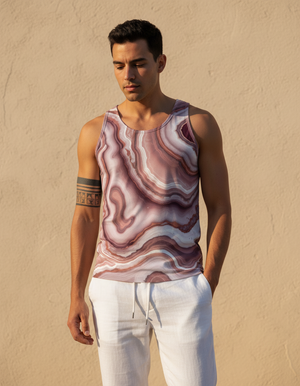 Burnished Lilac Sublime Tank Top Men's Tank Top — Dripper