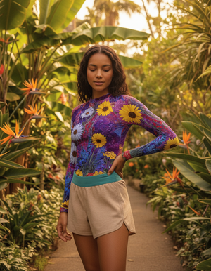 Bloom Rash Guard Women's Rashguard — Dripper