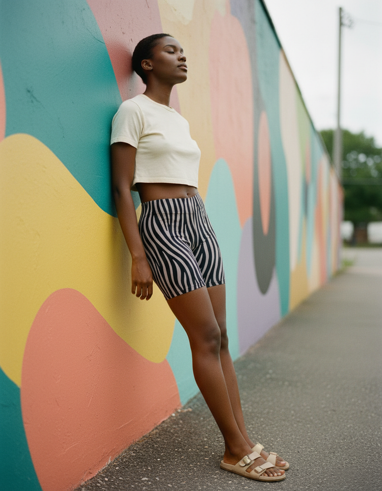 Women's Zebra Patterns Short Shorts