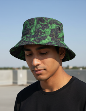 Gecko Collection bucket hats