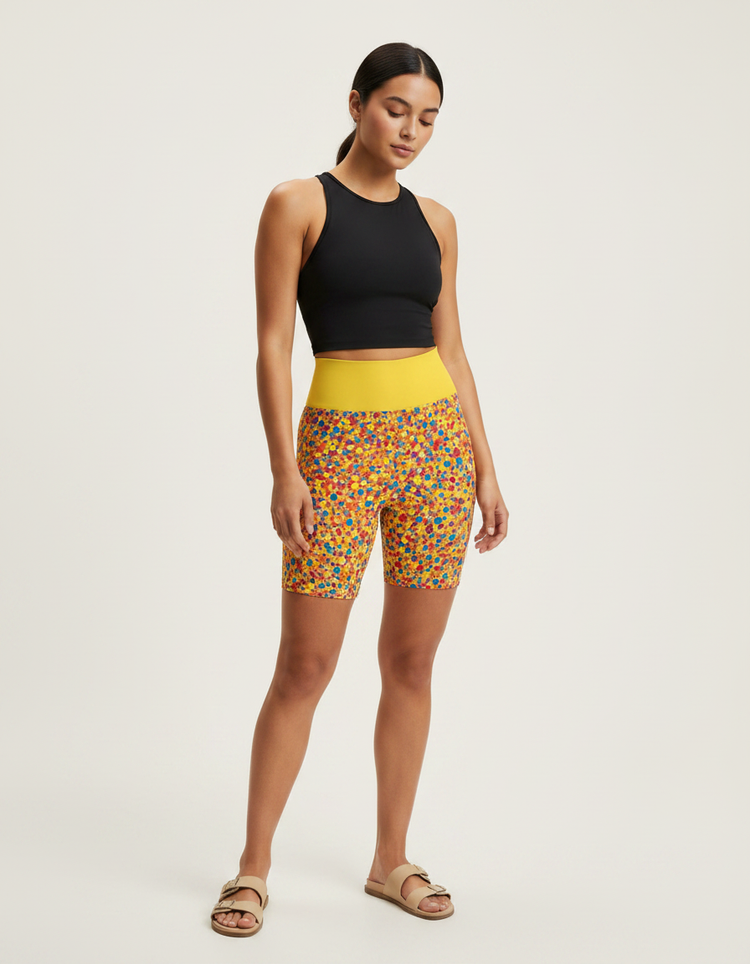 Flowing Sumi Yoga Shorts