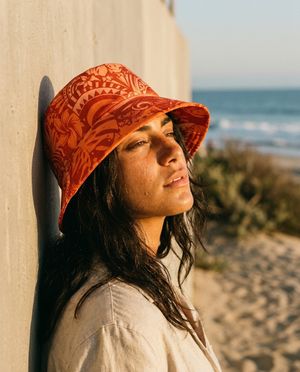 Unisex Coral Honua Uli Bucket Hat Bucket Hat — Lolekai
