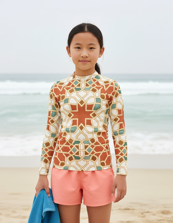 Rashguard — Youth Burnt Sienna Albaicín