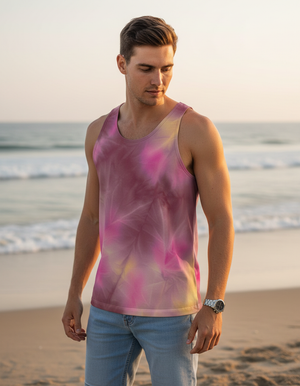 Men's Amaranth Frost tank tops