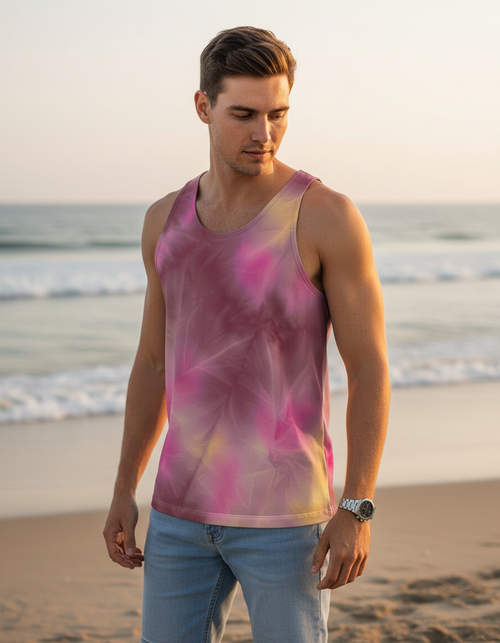 Amaranth Frost Tank Top Men's Tank Top — Dripper