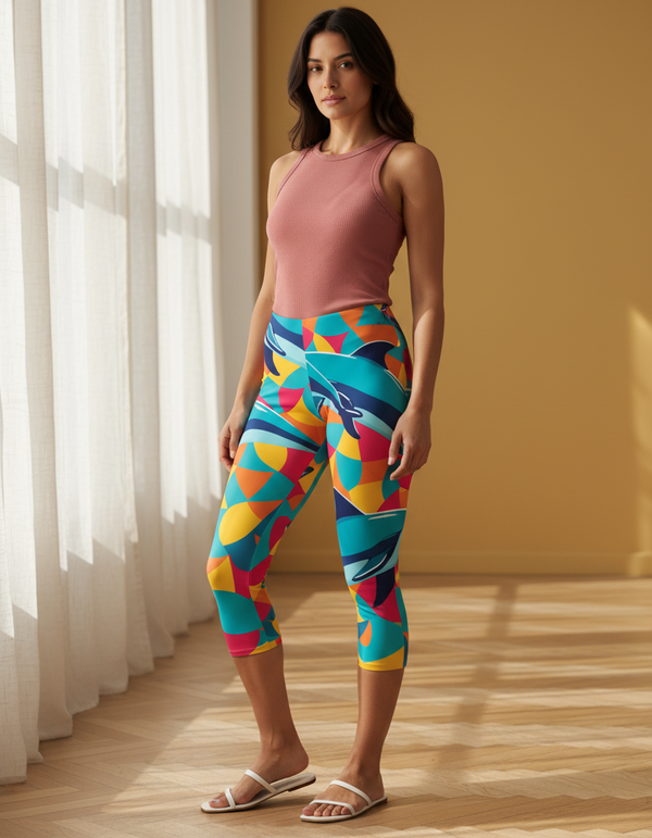 Dolphin Collection capri leggings