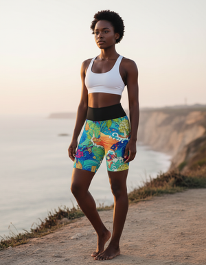 Yoshitoshi Collection Yoga Shorts yoga shorts