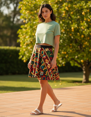 Estilo skater skirts