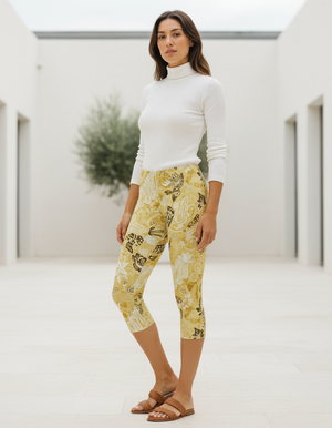 Lemon Yellow Cita leggings