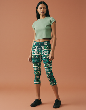 Transformative Teal Estilo leggings