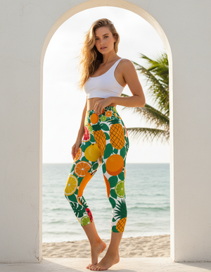 Zest Capri Yoga Leggings Capri Yoga Leggings — Dripper
