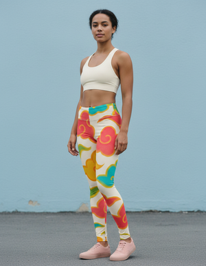 Lime Nimbus Leggings Women's Leggings — Dripper