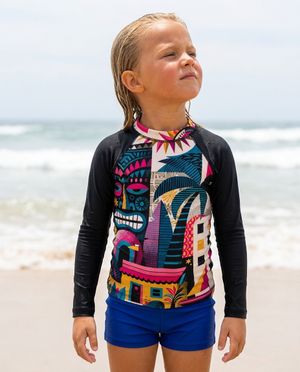 Girls Makai girls rashguards