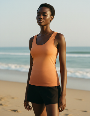 Women's Burnt Sienna Prism women's tank tops