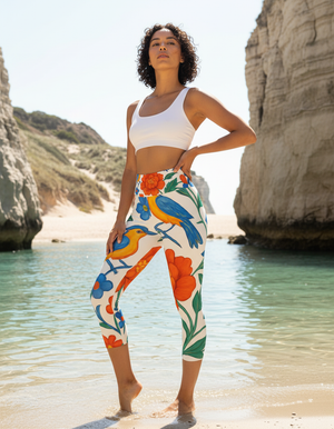 Dynasty Capri Yoga Leggings Capri Yoga Leggings — Dripper
