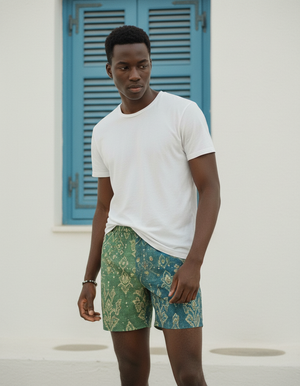 Jelly Mint Rangoon men's swim trunks