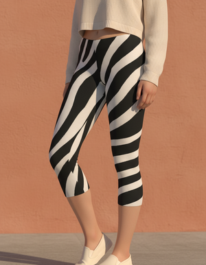 Stripes Capri Leggings bikini — Dripper
