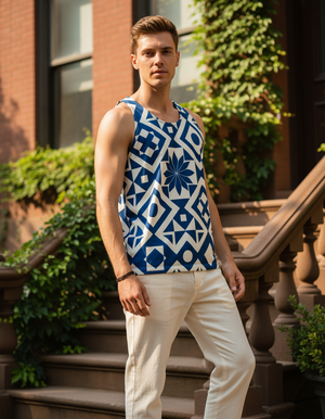 Men's Tessera tank tops