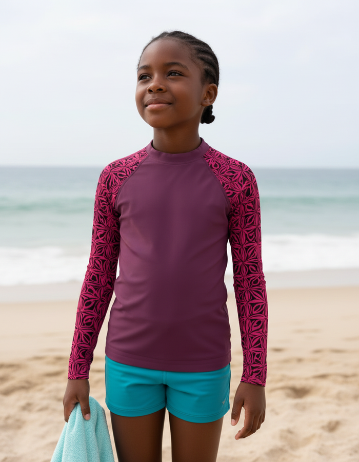 Rashguard — Kids Amaranth Chord