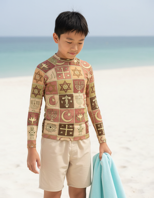 Tea Rose Unity Rash Guard Youth Rash Guard — Dripper