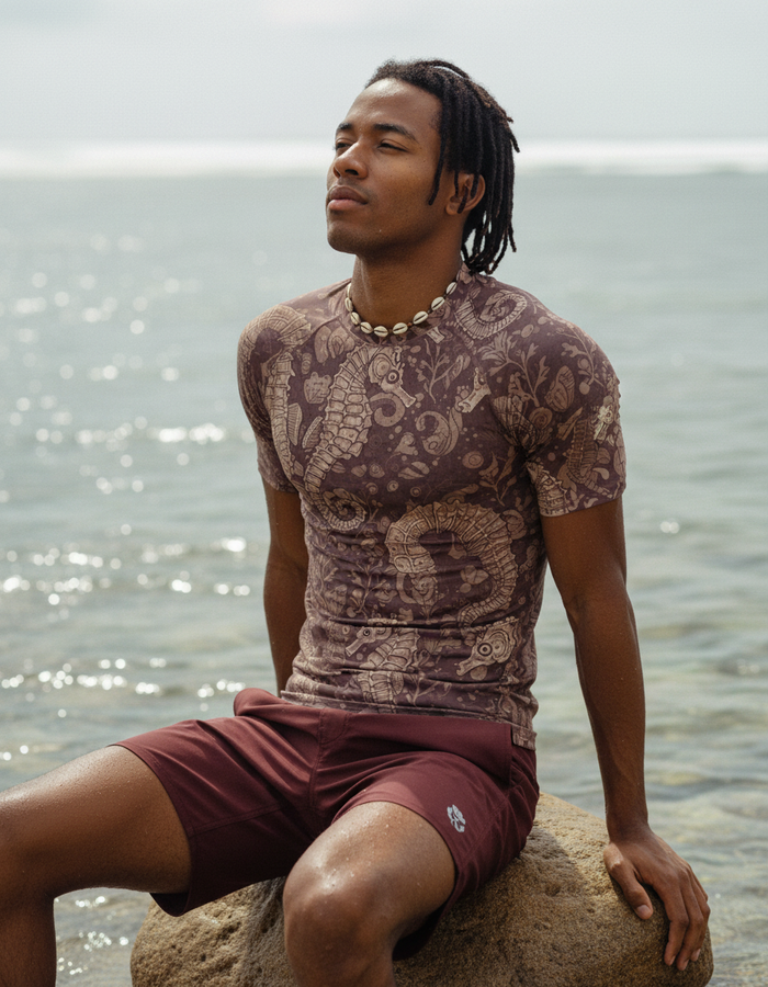 Rashguard — Men's Tea Rose Triton