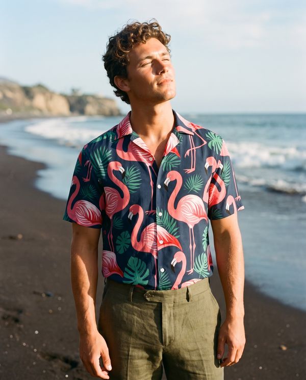 Flamingo Collection hawaiian shirts