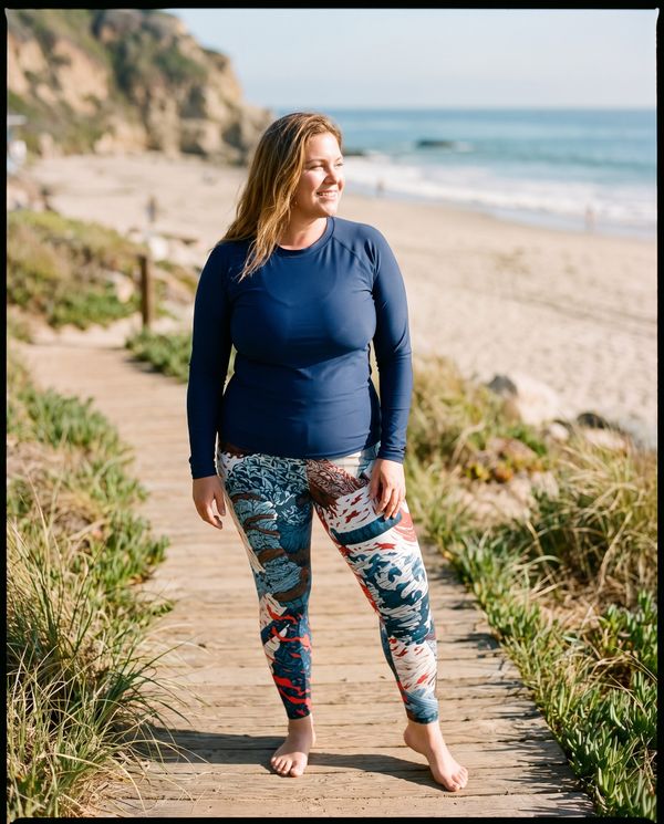 Neon Samurai plus size leggings