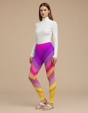 Chevron Collection Women's Leggings women's leggings