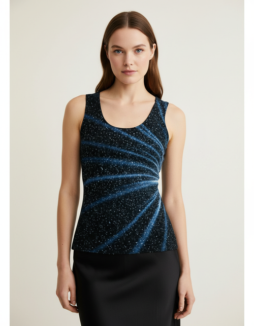 Blue Aura Celestia Tank Top Women's Tank Top — Dripper