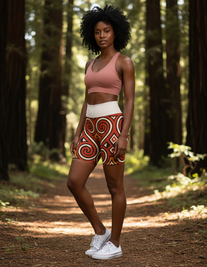 Lukisan Yoga Shorts Yoga Shorts — Dripper