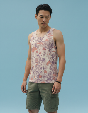 Rhodonite Moss Tank Top Men's Tank Top — Dripper